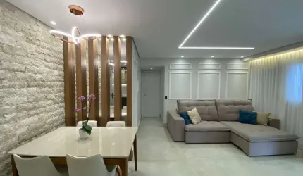 HAMPTONS -  R$ 580.000 - Apartamento à venda, 2 dormitórios (1 suíte) sala estendida, 64 m², Aurora