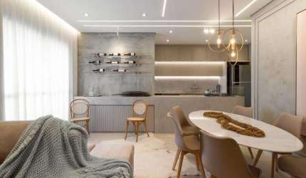 CONCEPT - 615.000 - Apartamento à venda, 1 Suíte, 58m², 1 Vaga, Gleba Palhano, Londrina, PR