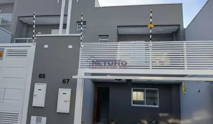 Sobrados novos na Vila Medeiros com 02 dorms, 01 suite, sala de estar, cozinha, lavanderia, 02 vagas