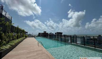 Flat NOVO a venda no bairro de TAMBAÚ - 28m² - Área de lazer VISTA MAR