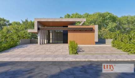 Casa com 4 suítes no condomínio Extremo oriental