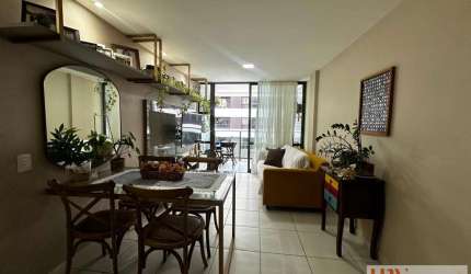 Apartamento com 62 m² e 2 quartos a poucos passos da praia em Tambaú