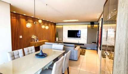 Apartamento com 3 quartos, móveis projetados e vista definitiva no bairro dos Estados