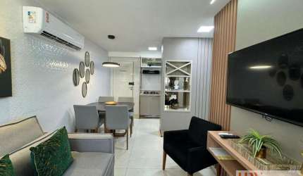 Apartamento com 2 quartos porteira fechada na beira mar do Cabo Branco