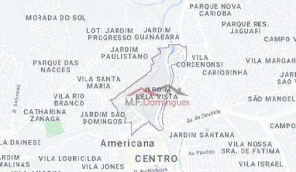 Terreno à venda, 174 m² por R$ 197.000,00 - Jardim Bela Vista - Americana/SP