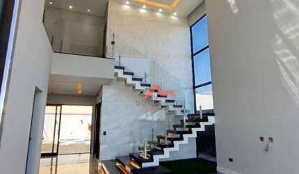 Sobrado com 3 dormitórios à venda, 288 m² por R$ 2.440.000 - Condomínio Pau Brasil - Americana/SP