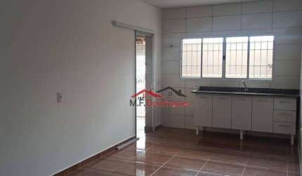 Casa com 2 dormitórios para alugar, 60 m² por R$ 1.527,00/mês - Jardim Boer I - Americana/SP