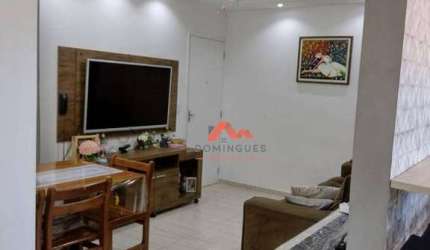 Apartamento com 2 dormitórios à venda, 62 m² por R$ 270.000 - Cidade Jardim II - Americana/SP