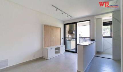 Apartamento com 1 dormitório para alugar, 42 m² por R$ 2.450,00/mês - Centro - São Bernardo do Campo/SP