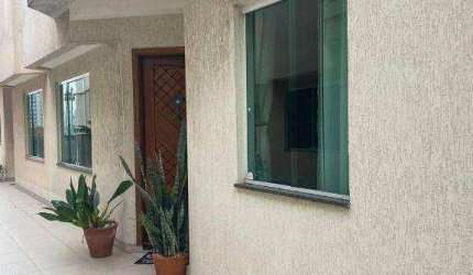 Sobrado com 3 dormitórios à venda, 188 m² por R$ 720.000,00 - Vila Scarpelli - Santo André/SP