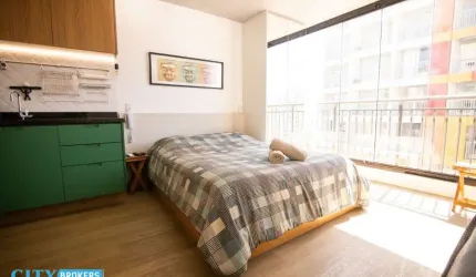 Apartamento com 1 quarto à venda na Avenida dos Carinás, --, Indianópolis, São Paulo por R$ 465.000