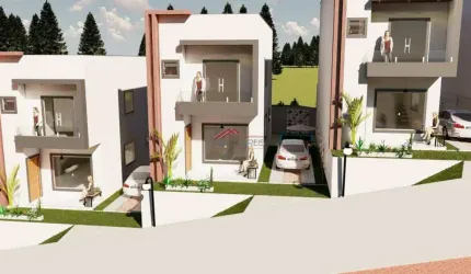 Oportunidade Imperdível para construtor ou investidor! Lote de 887m² com projeto aprovado e pago para 5 casas de 100 m²