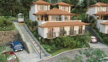 Casas de Alto Padrão em Geribá com Vista Mar, 4 suítes em Condomínio fechado.
