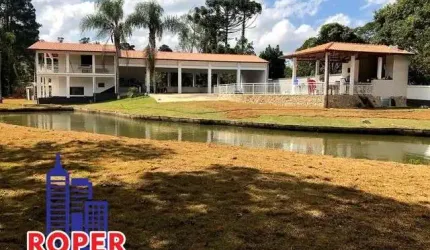LINDA CHÁCARA DE 15.000 M²/ CASA SEDE/ PISCINA E LAGO DE PESCA À VENDA EM BIRITIBA MIRIM POR R$ 2.500.000,00