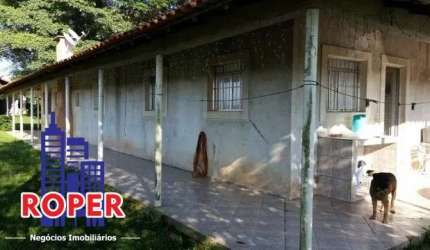 SITIO COM COM ESCRITURA DE 81.176 M²/ CASA SEDE COM RANCHO PARA FESTAS À VENDA EM ATIBAIA POR R$ 1.300.000,00