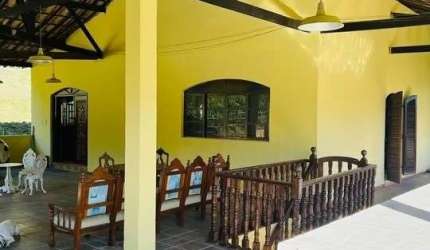 EXCELENTE CHÁCARA MURADA COM ESCRITURA DE 12.000 M²/ CASA SEDE/ LAGO/ESPAÇO GOURMET À VENDA EM SANTA ISABEL