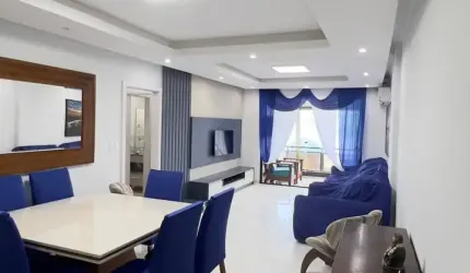 Apartamento frente mar no Centro em Mongaguá.