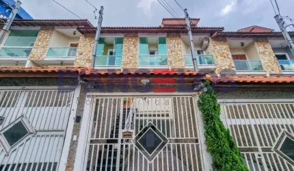 Sobrado na Guilhermina Esperança, 3 quartos, 3 suítes, 2 salas, 4 banheiros, 3 vagas, 153 m² - São Paulo-SP