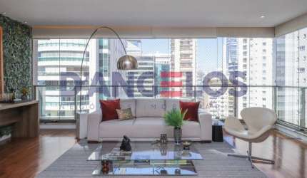 Apartamento de alto padrão à venda em São Paulo-SP, Itaim Bibi: 4 quartos, 3 suítes, 2 salas, 4 banheiros, 4 vagas, 202m².