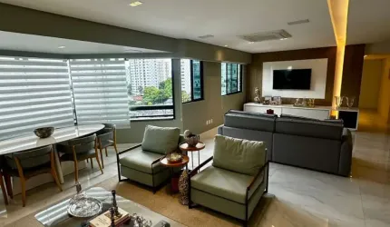 Edf. Maria Diva - Apartamento no Bairro de Casa Forte com 3 quartos sendo 3 suítes  com 150m² por R$ 1.900.000,00.
