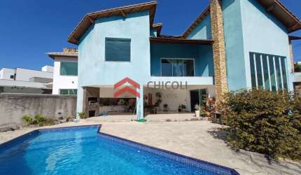 Casa em condomínio fechado com 6 quartos à venda na Estr. Fernando Nobre, 2500, Jardim do Golf I, Jandira por R$ 2.750.000