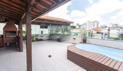APARTAMENTO DE COBERTURA, 2 VAGAS, PISCINA, CHURRASQUEIRA