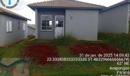 Oportunidade Única em ARAPONGAS - PR | Tipo: Casa | Negociação: Leilão  | Situação: Imóvel
