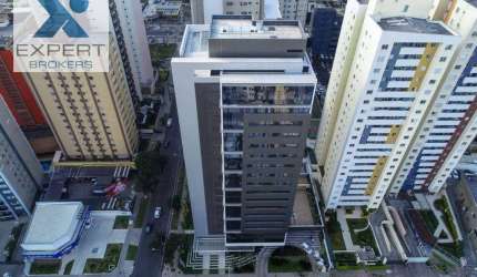 Helbor Stay Batel. Apartamento Mobiliado com 1 dormitório à venda, 36 m² por R$ 575.000 - Batel - Curitiba/PR