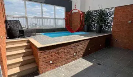 Cobertura duplex com 2 suítes, piscina e churrasqueira - Edifício Villaggio Salerno - Goiabeiras