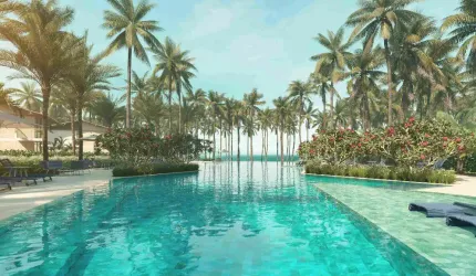 Casas e Apartamento de 1 à 5 quartos na beira mar da Praia dos  Carneiros