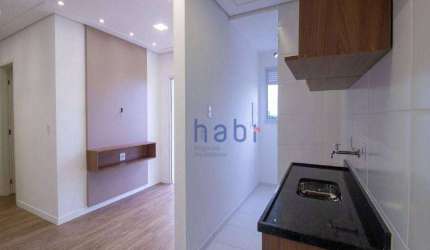 Apartamento com 2 dormitórios, 46 m² - venda por R$ 280.000,00 ou aluguel por R$ 2.021,07/mês - Caguaçu - Sorocaba/SP