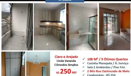 Lindo Apto Cascadura Souto 108M² 3 quartos e vaga