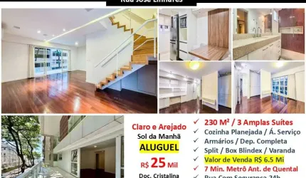 Apto Leblon José Linhares 230M²