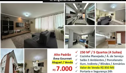 Casa Recreio Jd. Barra Bonita Vila do Mar 250M²