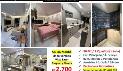 Apto JPA Freguesia Líbero 56M²