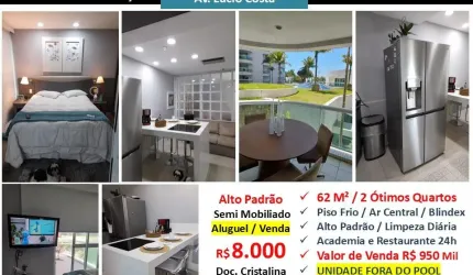 Apto Barra da Tijuca Praia Sheraton Whyndham 62M²