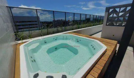 Apartamento de 44m2 com 1 Quarto , Ampla Varanda e à 200m do Mar