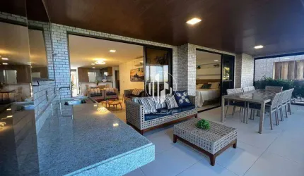 Apartamento Pé na Areia e Vista Definitiva com 3 Suítes + DCE