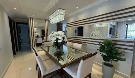 Apartamento de 115m2 com 3 Quartos + DCE, Todo Projetado, em Tambaú