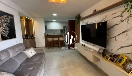 Apartamento porteira fechada com 02 quartos à 300m do mar em Tambaú