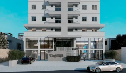 CANCELLI - 2 QUARTOS, SALA/COZ, CONJUGADA, SACADA C/ CHURRASQ, 2 VAGAS, 5 ELEVADORES, A/C-104m²