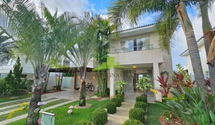 Casa a Venda Alphaville Litoral Norte 1 | CASA | 349,36m² | 4 suítes | PORTEIRA FECHADA | Piscina | Área Gourmet | 4 vagas | Litoral Norte