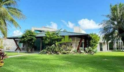 Mansão de Luxo à venda no Encontro das Águas, Lauro de Freitas, 5 suítes, Piscina, Espaço Gourmet, 5.978m² de terreno, Estrada do Coco.