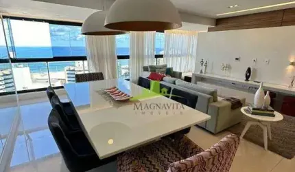 Mar da Ligúria, Cobertura Duplex Alto Padrão à venda, 223m², 4 Suítes, Vista Mar, Piscina Privativa e 3 Vagas. Jardim Armação. Excelente Localização!