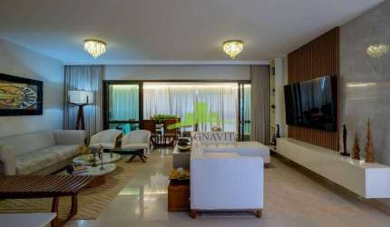 Apartamento à venda, Le Parc, 195m², 4 Suítes, 4 vagas, Varandas, Andar Alto, Vista livre, ventilado, depósito, Salvador. Le Parc: viver com conforto!