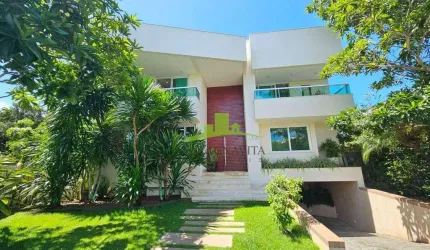 Mansão à venda, Alto Padrão e Autossustentável, Residencial Itapuã, Alphaville Salvador 1, 964m², 6 Suítes, Piscina Aquecida, Energia Solar. Exclusiva