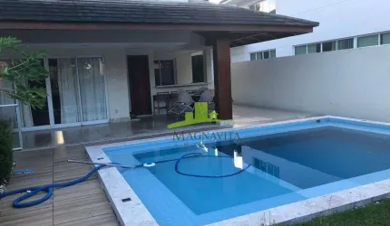 Excelente Casa à venda em Alphaville Salvador 1, 4 suítes, 508m², terreno de 806m², brinquedoteca, gabinete. Por R$ 4.190.000,00