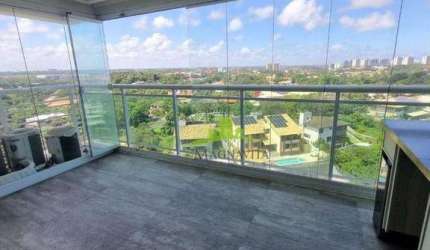 Apartamento 3/4, 116m², nascente total, varanda gourmet, 2 vagas soltas, acabamentos de luxo, R$ 1.150.000,00