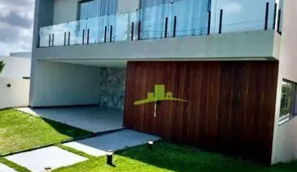 ALPHAVILLE LITORAL NORTE 1, Casa Mobiliada à Venda 250m², 4 Suítes, Piscina, Gourmet, Energia Solar – PORTEIRA FECHADA. Alto Padrão e Sustentabilidade