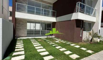 RESIDENCIAL VILA NÁPOLES. Casa 4 Suítes à Venda, 136m², Casas Soltas, Varanda, Lavabo, Depósito, Segunda Etapa, Pronta para Morar. Buraquinho/BA